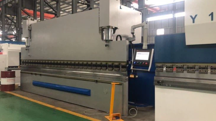 AHYW Yawei china 300t6m PBC 6 axis cnc press brake italy made ESA S640 DSP LASER MCS DAFETY GUARDING ce mARKET UK GERMANY