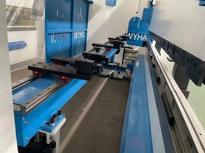 AHYW Yawei XR 2 axis cnc controlled auto cnc press brake metal bending back gauge